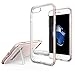 Spigen Crystal Hybrid iPhone 7 Plus Case with Water-Mark Free TPU and Magnetic Metal Kickstand for iPhone 7 Plus 2016 - Rose Gold