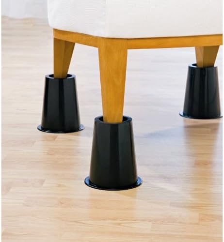 Möbel Erhöher 4er Set Stuhlbein Verlängerung um 13 cm: Amazon.de: Küche