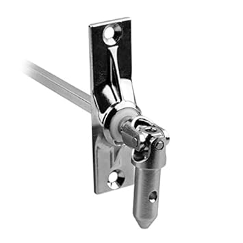 DIWARO.® | Rolladen Gelenklager G011, 45 Grad Umlenkung, Grundplatte 22 x 85 mm mit 2 Befestigungslöcher, Kurbelzapfen Anschl
