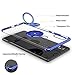 Mi Mix 2S Case, [with 360° Stand] Rotating Ring Crystal Clear [Electroplated Metal Technology] Silicone Soft TPU [Shockproof Protection] Ultra Thin Cover Kickstand for Xiaomi Mi Mix 2S (Blue, Mix 2S)