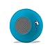 Tmvel Wireless Bluetooth Waterproof Shower Speaker with Dedicated Suction Cup - Retail Packaging - Blue, Standard Packaging