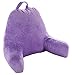 Cheer Collection Reading Pillow with Arms – Portable Bed Pillow for Sitting Up & Support, Foam-Filled Back Rest Pillow for Sitting in Bed & Couch, Machine Washable, Purple
