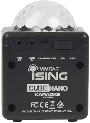 vivitar ising bluetooth karaoke speaker