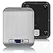 MUELLER Digital Kitchen Mechanical Scale, 30% Greater Accuracy Quad Transducer, Multi-Function Back-Lit LCD, Stainless Steel, 11 lbs, 5 kg (Batteries Included)