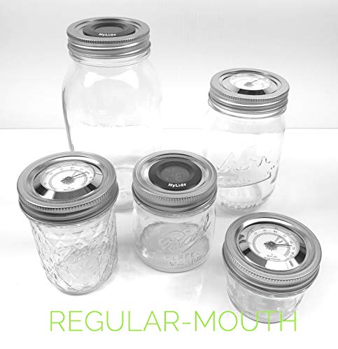 HyLids - Digital (Special! 6 for $59.99) - Wide Mouth - Hygrometer Lids - Thumbnail 3
