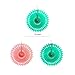 ZICA Tissue Paper Fans Decorations Kit for Wedding Bridal Shower Baby Shower Birthday Decoration Hanging Paper Fans Decoration, Cream Mint Green Rose Pink Golden Dot Paper Fans 8pcs