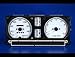 1986-1988 Suzuki Samurai Tach METRIC KPH KMH White Face Gauges
