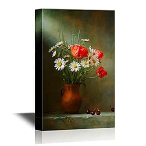 Still Life with Poppies and Daisies