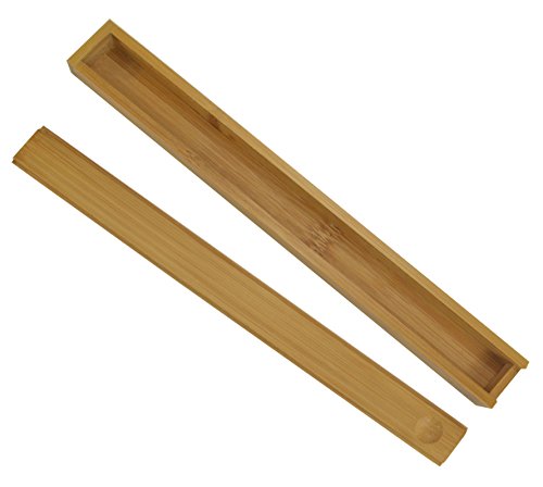 1 Pair Mozentea High Quality Totally Natural Wenge Wood Chopsticks CKZ01 (1 Pair Silver)