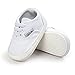 RVROVIC Baby Boys Girls Shoes Canvas Toddler Sneakers Anti-Slip Infant First Walkers 12Color (13cm (12-18months), White)