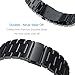 for Galaxy Watch Active2 44mm 40mm Metal Bands Men Women, 2 Pack Magnetic Loop Band + Solid Stainless Steel Metal Strap, Black