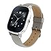 ASUS ZenWatch 2 Smartwatch 1.45in Stainless Steel - Silver/Khaki Leather Band (Renewed)