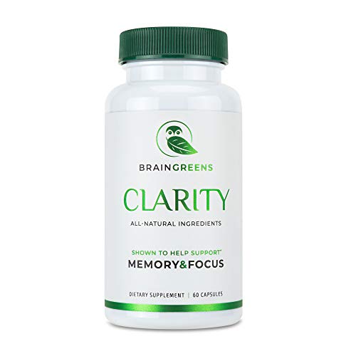 Brain Supplement for Memory and Focus - Nootropic Booster for Mental Clarity - All Natural Ingredients - Gingko Biloba, Bacopa Monnieri, Lion's Mane, Ashwagandha, Rhodiola Rosea, and L-theanine