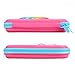 BTSKY Cute Unicorn Hard Shell Pencil Case- Large EVA Colored Pen Holder Box With Compartments Girls Cosmetic Pouch Bag Stationery Organizer(red)