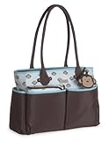 Carter's Monkey Print Diaper Bag with Luggage Tag