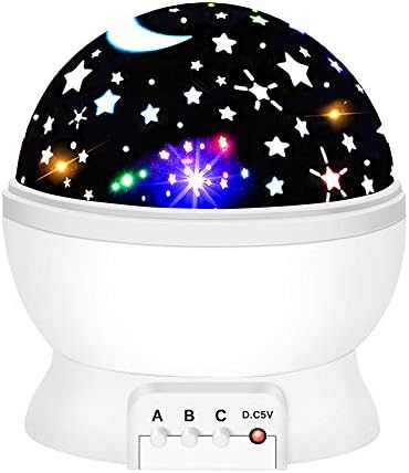 Tisy Amusing Moon Star Projector Light for Kids - Best Gifts