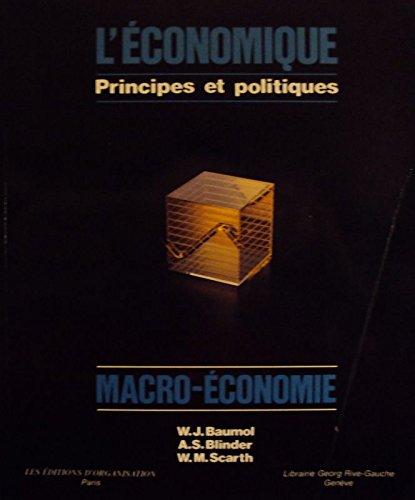 L'Economique, principes et politiques: Macroéconomie by (Paperback)