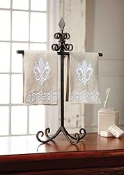 See Fleur De Lis Towel Holder By Mud Pie Details