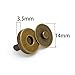 100 Sets Silver Tone Magnetic Purse Snap Clasps Button/Great for Closure Purse Handbag Clothes Sewing Craft No Tools Required 14mm (14T100)