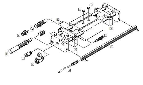 Festo 336457 Model SLM- 20- -KF-A Reducing Nipple