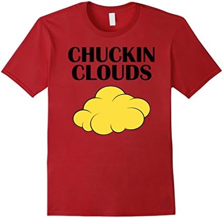 Mens Chuckin clouds - Men's and Women's vape T-Shirt 2XL Cranberry