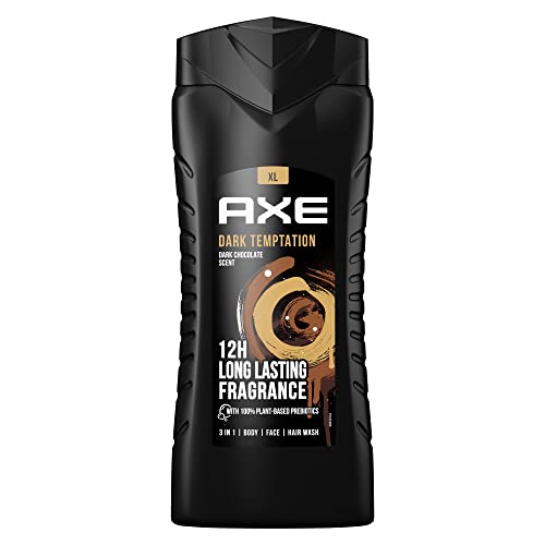 3-in-1 Duschgel & Shampoo Dark Temptation XL für langanhaltende Frische und Duft dermatologisch getestet , 400 ml (1er Pack)
