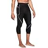 Gotoly Herren Neopren Abnehmen Sport Hose Hot Thermo Schwitzhose Sauna Sweat Caprihose Fitness Workout Body Shaper