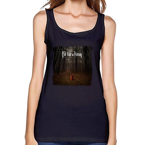 SAJOPH Women's Fit For A King Creation Tank Top Size XL Black