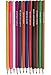 Pun Labs Colored Pencil Set – 12 Soft Core Drawing Pencils, Foil-Stamped with Clever References – Ideal Gift for Fans and Stationery Lovers – Art & Office Supplies, Travel Colored Pencils for Adults