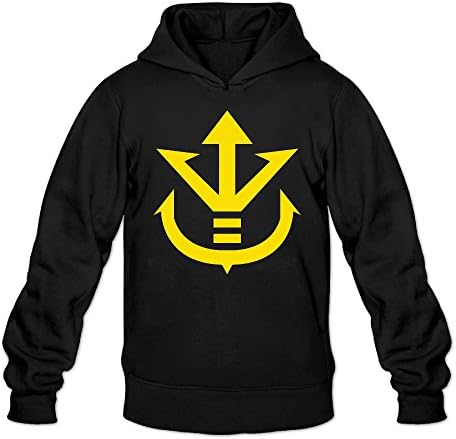 Greenday Men's Hooded Vegeta Dragon Ball Z Logo Size XXL Black