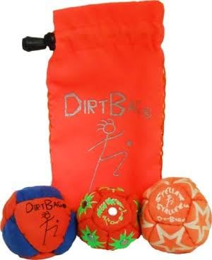 Dirtbag All Star Three Pack- Blue/Orange, Orange Pouch