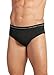 Jockey Men's Underwear Seamfree Brief, black, L