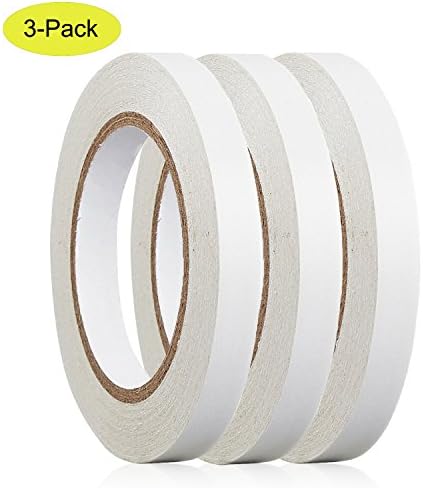 Double Sided Tape Removable 10MM x 30 Yards 3 Rolls For Scrapbooking, Card Making, Gift Wrapping