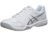 ASICS Men's Gel-Dedicate 5 Tennis Shoe, White/Silver, 9.5 M US