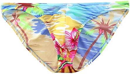 Meiliwanju Men's Underwear, Fashion Natural Print Stretch Boxers Briefs Breathable Bulge Pouch Shorts Bikini Sexy Underpants
