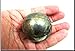 Jet Natural Pyrite 45-50 mm Ball Sphere Gemstone A+ Hand Carved Crystal Altar Healing Devotional Focus Spiritual Chakra Cleansing Metaphysical