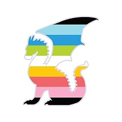Dark Spark Decals LGBT Pride Queer Flag Dragon