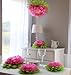 Butterfly Craze Girls Party Decorations - Set of 7 Tissue Paper Flowers … (Pink)