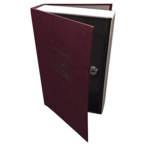 Wholeness Home Realistic Looking Hollow Book English Dictionary Safe with 2 Locks, Red, Large Tools & Home Improvement, Safety & Security, Safes, Diversion & Can Safes, Diversion Safes
