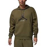 Mens Olive/Black Fleece Baseline Hoodie Essentials