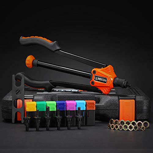 REXBETI 14" Auto Pumping Rod Rivet Nut Tool, Professional Rivet Setter