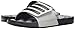 adidas Men's Adissage 2.0 Slides Sandal, Clear Onix/Black/Black, 9
