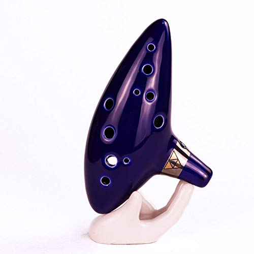 image for Wistwoxxon Legend of Zelda Ocarina of Time Triforce Link 12 Hole Alto 