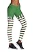 Pink Queen Women's Chic Ugly Santa Christmas Leggings Funny Costume Tights