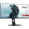 iiyama-G-MASTER-GB3461WQSU-B1-computer-monitor-864-cm-34-3440-x-1440-pixels-UWQHD-LED-Black-G-MASTER-GB3461WQSU-B1-864-cm-34-3440-x-1440-pixels-UWQHD-LED-1-ms-Black iiyama G-Master GB3461 WQSU-B1 34 Inch 21:9 Ultra Wide ADS-IPS LCD with HDR, 144 Hz, 1 ms, 3840 x 1440,, FreeSync…