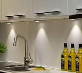Vlio Under Cabinet Light Kit LED Puck Lights 15W 1500LM Cool White Six Pack view 6