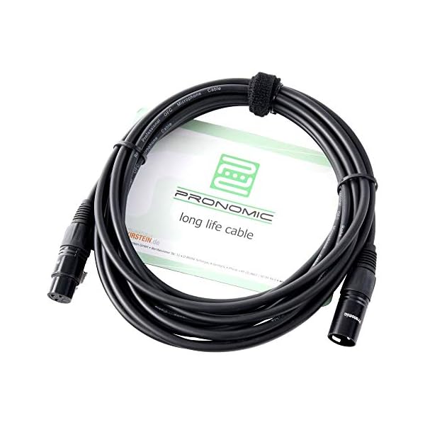 Pronomic Superstar Mikrofonset (Komplettset, dynamisches Gesangs Mikrofon, Galgenständer, 5m XLR-Kabel, Mikrofonklemme… – Bild 5