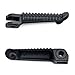 Krator Black Motorcycle Foot Pegs Footrests Left & Right For Yamaha YZF R6 1999-2014 Front