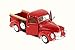 Motor Max 1940 Ford Pick Up truck, Red 73234 - 1/24 Scale Diecast Model Toy Car