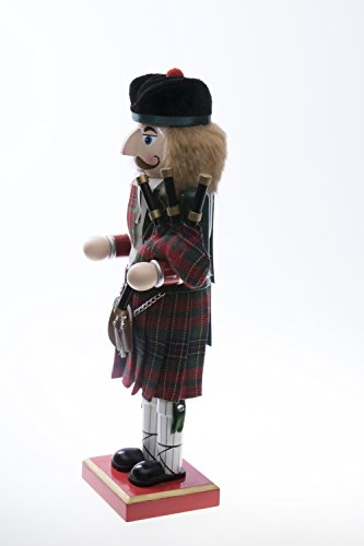 2 Clever+Creations+Scottish+Collectible+Nutcracker